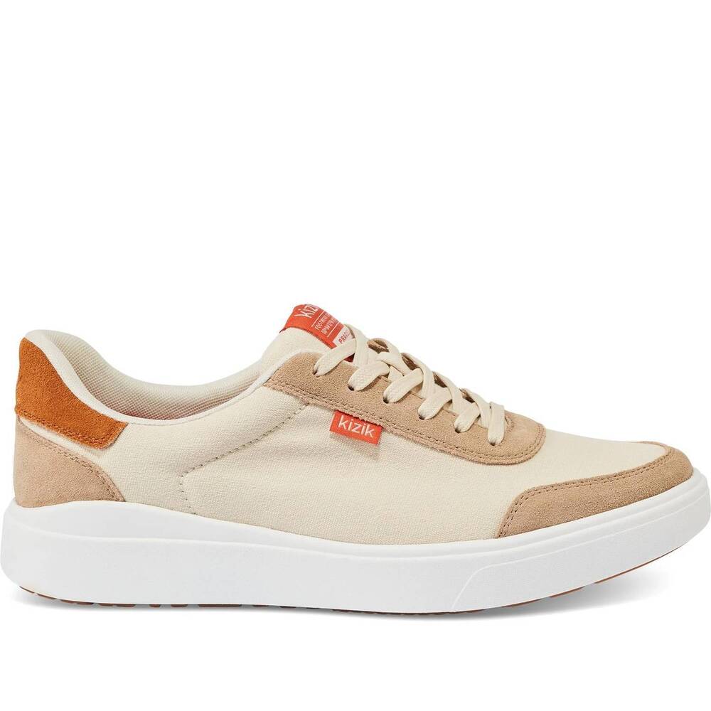 NEW KIZIK men's prague 2 sneakers in whitecap gray